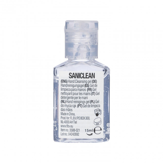 GEL NETTOYANT MAIN PERSONNALISE 'SANICLEANO 15ML'