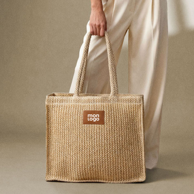 SAC EN PAPIER ET POLYESTER PERSONNALISE 'KOZAS'