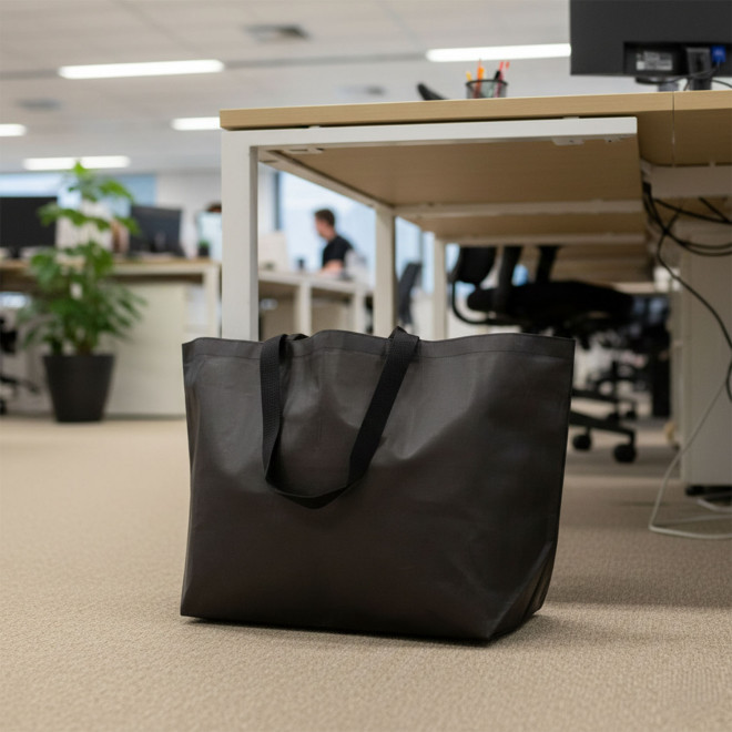 SAC EN PP LAMINE DOUBLE ANSES PERSONNALISE 'PESCARU'