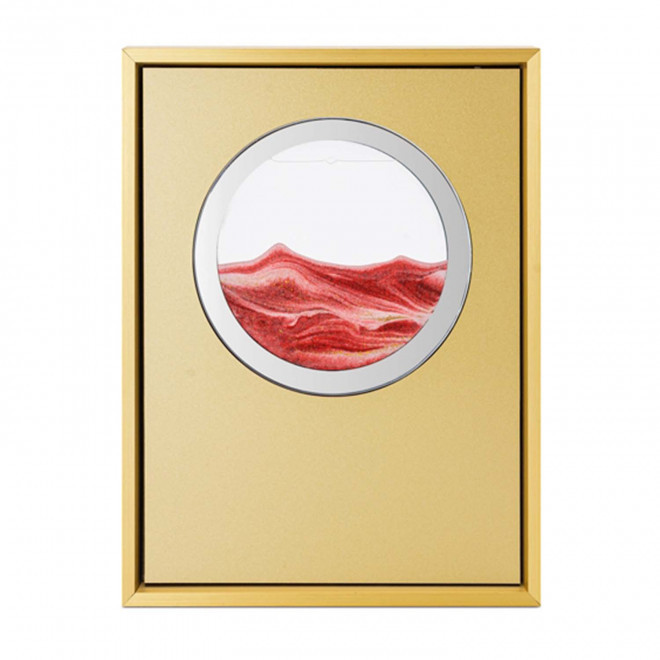 TROPHEE AVEC SABLE MOUVANT PERSONNALISE 'CLEOPATRE'