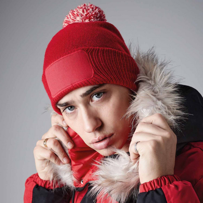 BONNET AVEC REVERS PERSONNALISABLE 'SNOBI PATCH RECTANGLE'