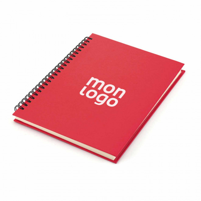 CARNET A5 PERSONNALISABLE EN CARTON RECYCLE 'RALIA'