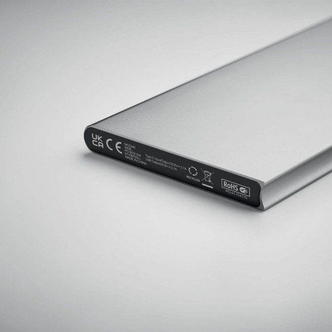 POWERBANK 8000 ALU RECYCLE PERSONNALISABLE 'POWERBUST'