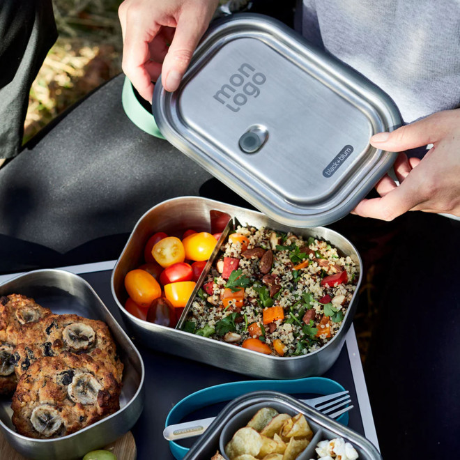 LUNCH BOX EN INOX 1L PERSONNALISABLE 'INOXTA'