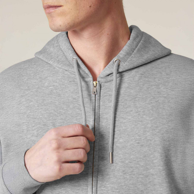 SWEAT CHINE ZIPPE MIXTE PERSONNALISABLE 'CONNECTOR 2.0'