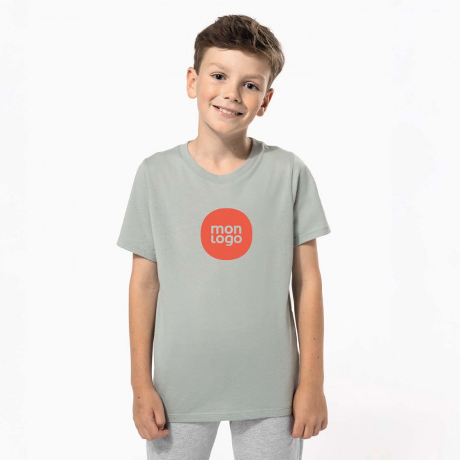 T SHIRT ENFANT COULEUR PERSONNALISABLE 'KARIBA' 150G/M2