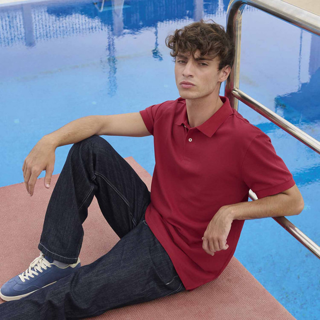 POLO MIXTE PERSONNALISABLE COULEUR 'PACIFIC' 210G/M2