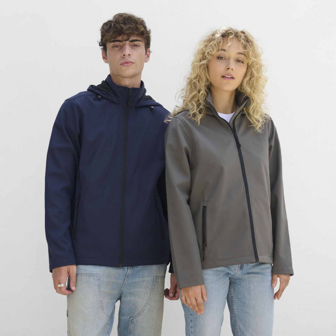 SOFTSHELL HOMME PERSONNALISEE 'RACE HOODED'