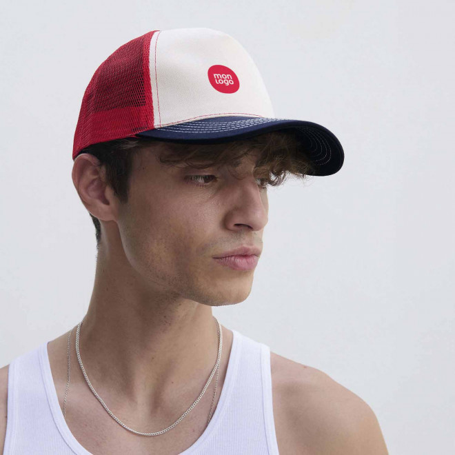 CASQUETTE TRUCKER FILET PERSONNALISABLE 'BLINK'