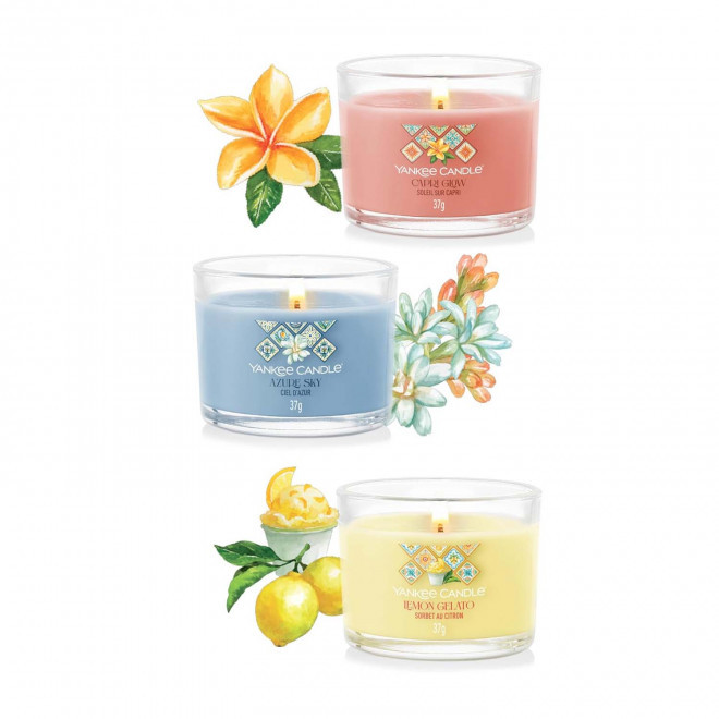 COFFRET 3 BOUGIES PARFUMEE 'YANKEE CANDLE'