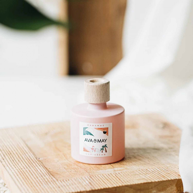 DIFFUSEUR DE PARFUM PERSONNALISE BOUCHON BOIS 'AVA MAY'