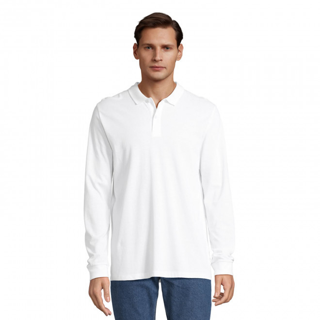 POLO MIXTE BIO BLANC PERSONNALISE 'PLANET LSL'