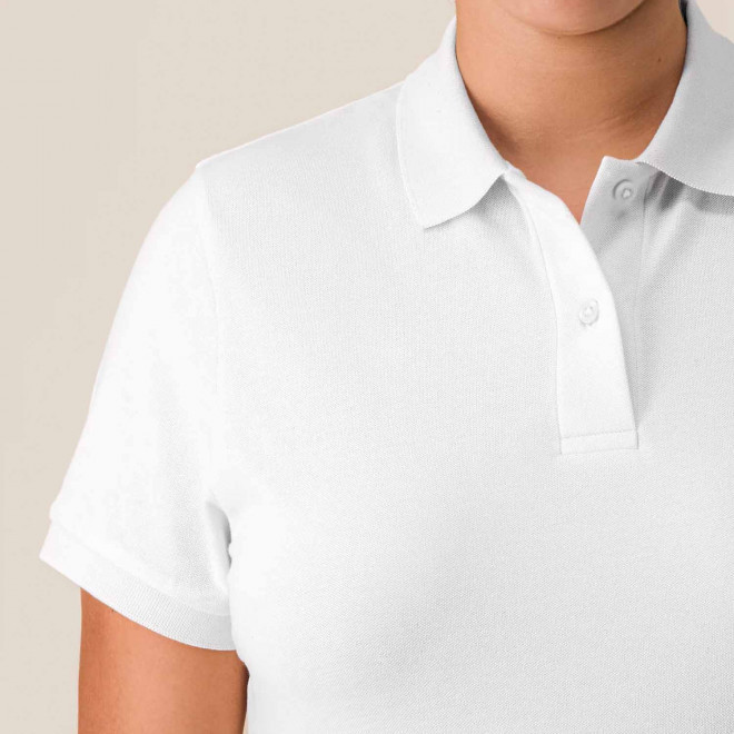 POLO FEMME BLANC PERSONNALISE 'COASTER'