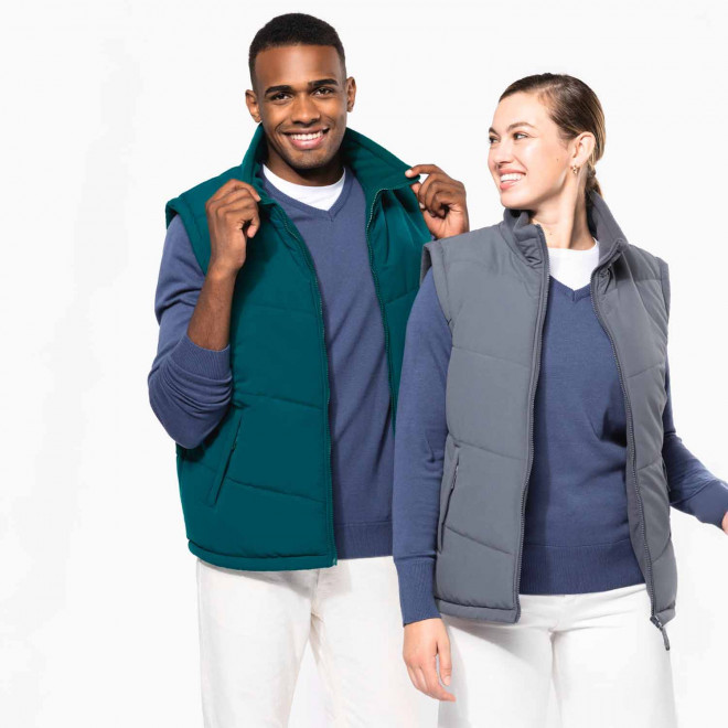 DOUDOUNE SANS MANCHES MIXTE PERSONNALISEE 'WORKO'