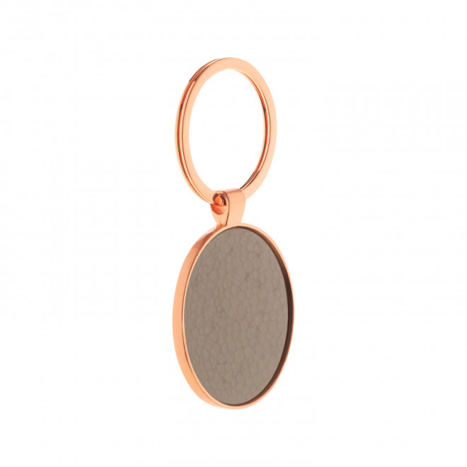 PORTE CLES EN METAL PERSONNALISE 'ANTONETTA ROND'