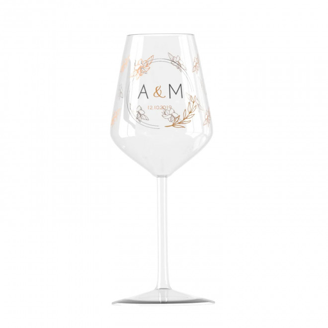 VERRE A VIN EN VERRE 37CL PERSONNALISE 'GLASS CABERNET'