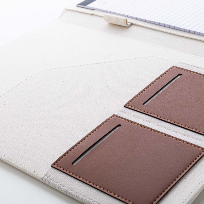 CONFERENCIER PERSONNALISE EN TOILE RECYCLEE 'CARBA'