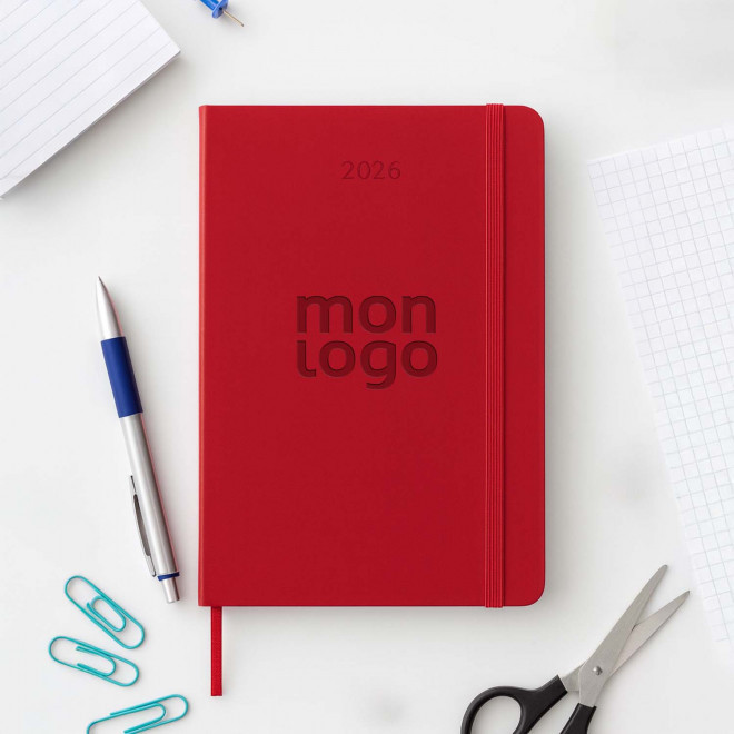 AGENDA QUOTIDIEN PERSONNALISE 'MOLESKINE RIGIDE'