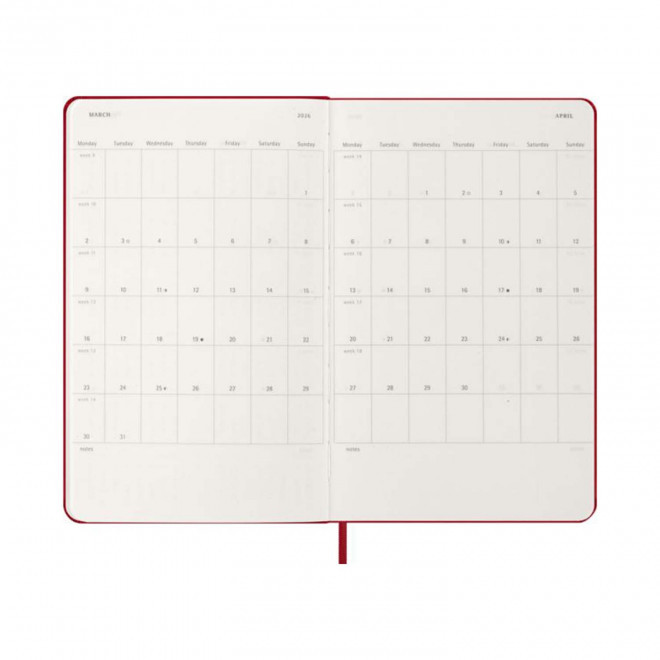 AGENDA QUOTIDIEN PERSONNALISE 'MOLESKINE RIGIDE'