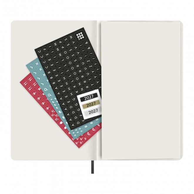 AGENDA JOURNALIER 13X21 SOUPLE PU PERSONNALISABLE 'MOLESKINE SOUPLE'