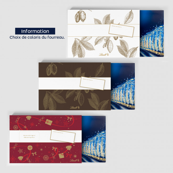 GRAND COFFRET LINDT PERSONNALISABLE 'CHAMPS ELYSEES'