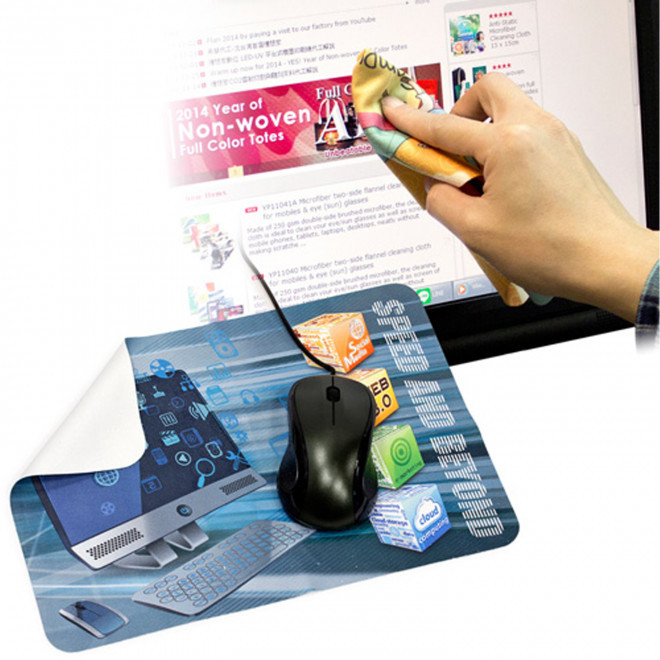 LINGETTE MICROFIBRE PERSONNALISABLE 29.7x21'EPOUSTIF 250'