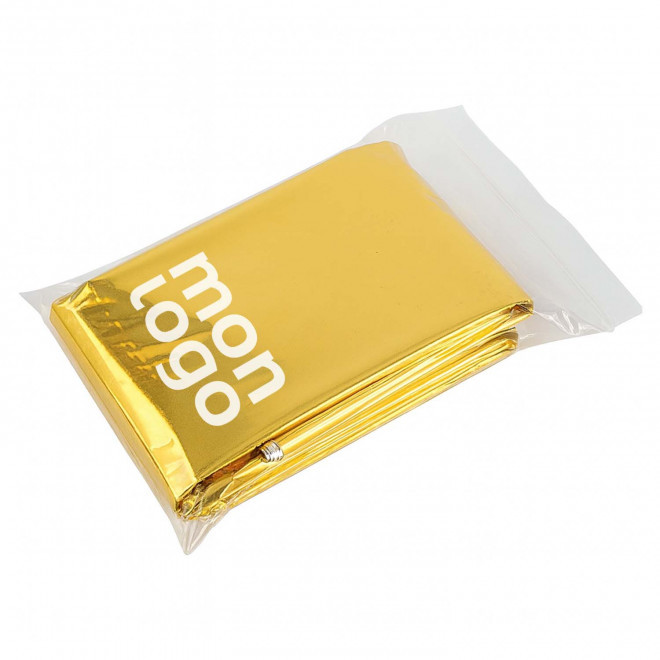 COUVERTURE DE SURVIE PERSONNALISABLE DOUBLE FACE 'CALITOS'