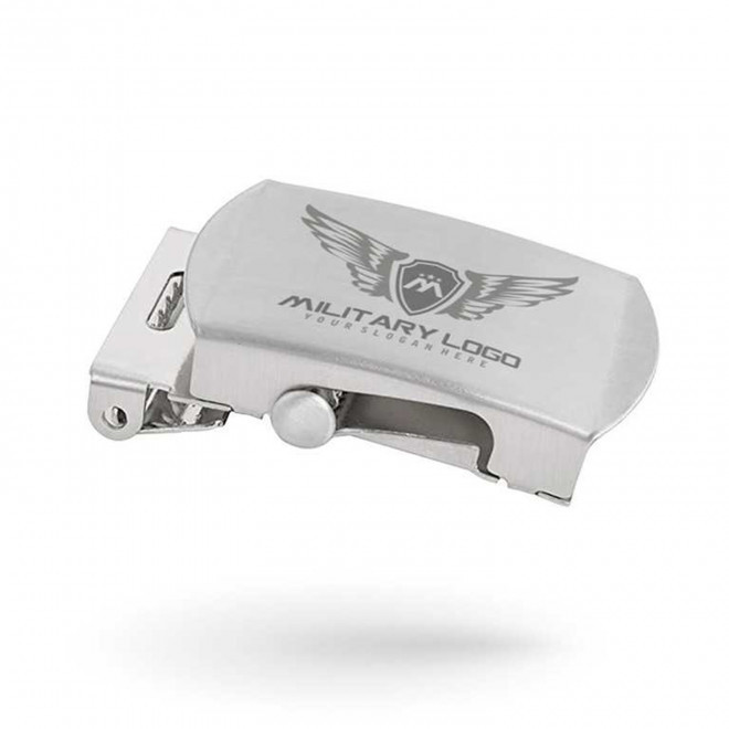 BOUCLE DE CEINTURE BRILLANTE PERSONNALISABLE 'MILITOS'