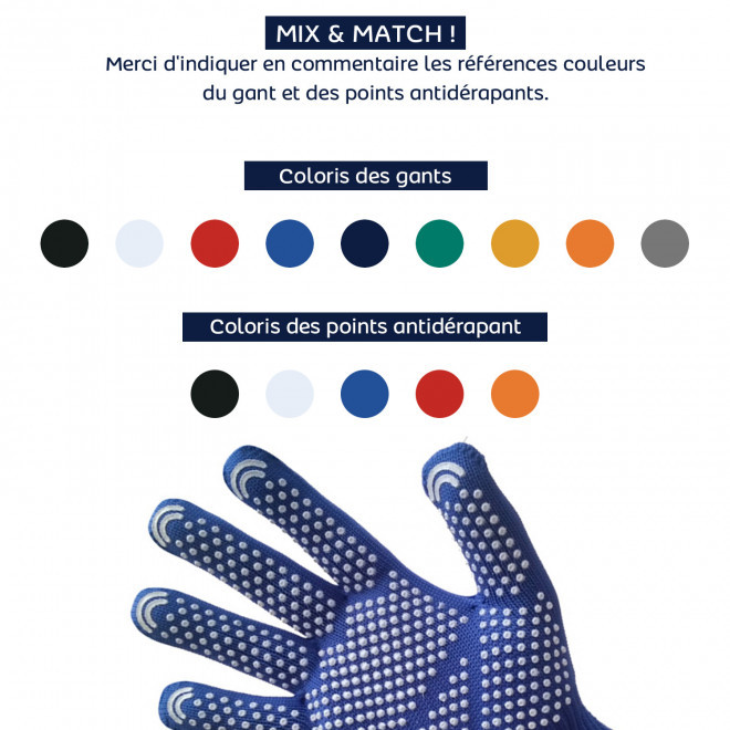 GANTS DE TRAVAIL PERSONNALISABLES 'MASGUA NYLON'