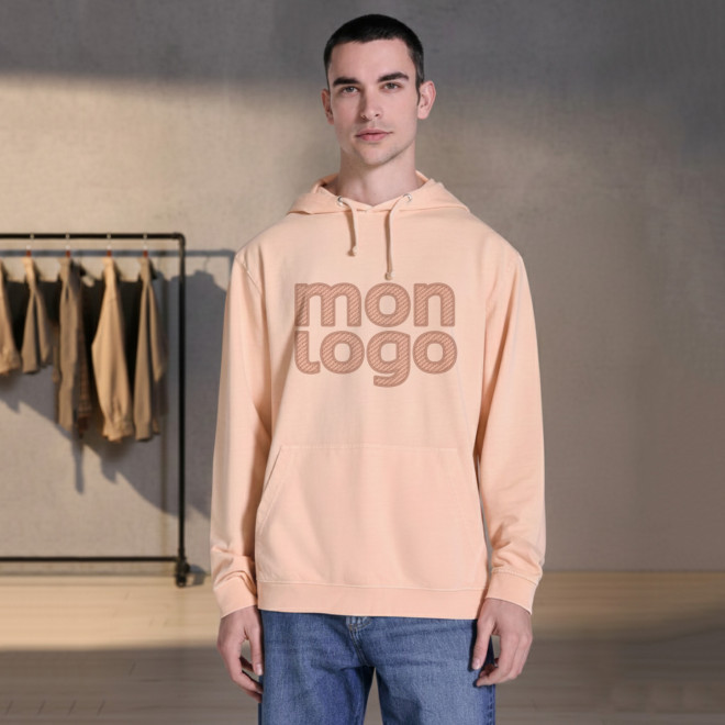 SWEAT A CAPUCHE MIXTE PERSONNALISABLE 'KENIA'