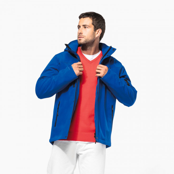 SOFTSHELL HOMME PERSONNALISABLE 'KARISOFT CAPUCHE'