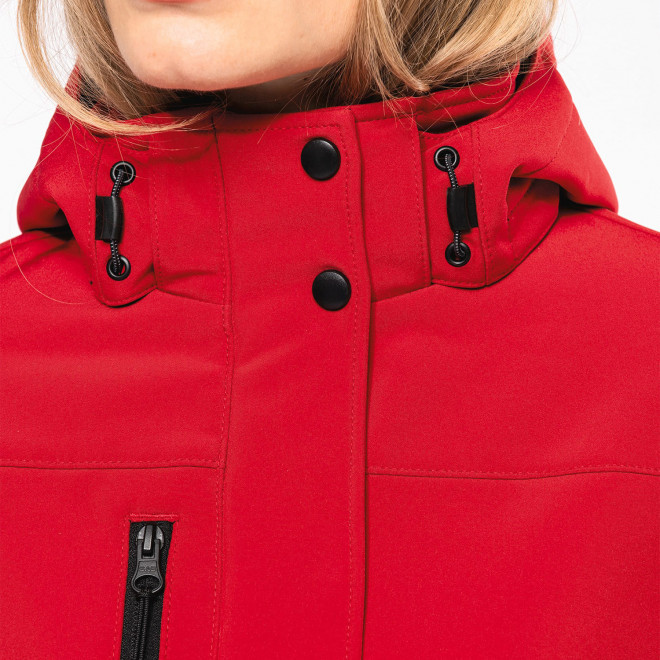 SOFTSHELL FEMME PERSONNALISABLE 'KARISOFT CAPUCHE'