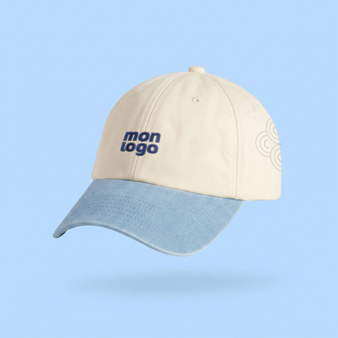 CASQUETTE PERSONNALISABLE 6 PANS 'PEAK LOW'