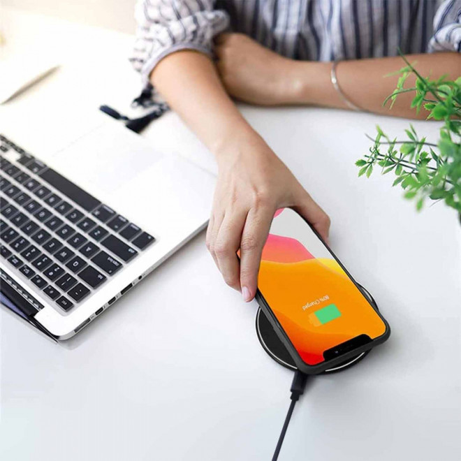 CHARGEUR À INDUCTION PERSONNALISABLE 'PROME 15W'