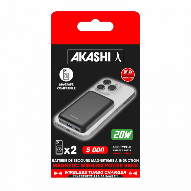 BATTERIE PERSONNALISABLE 5000MAH MAGSAFE 'FINDU'