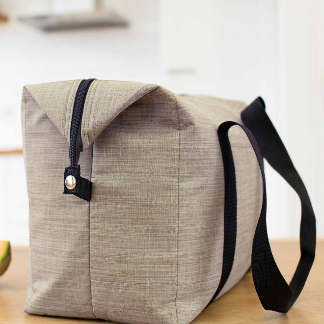 SAC ISOTHERME PERSONNALISABLE AVEC FERMETURE VELCRO 'LAGA'