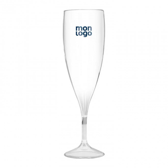 RAPIDE 4J   FLÛTE À CHAMPAGNE PERSONNALISÉE EN TRITAN® 'CUP CHAMPAGNE 14 CL' FABRICATION FRANÇAISE