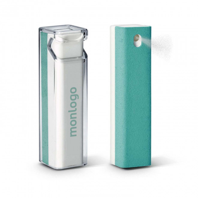 RAPIDE 4J   SPRAY NETTOYANT POUR ECRAN AVEC SUPPORT DE TELEPHONE PERSONNALISABLE 'CLEANTEL'
