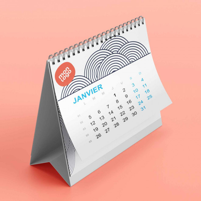CALENDRIER CHEVALET 'EASEL CARRE'