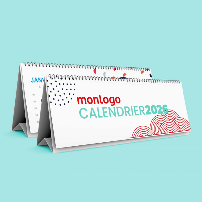 CALENDRIER CHEVALET PERSONNALISABLE 'EASEL RECYCLE' 