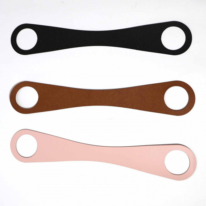 LANIERE GOURDE EN CUIR RECYCLE PERSONNALISABLE MIF 'BOTIA'