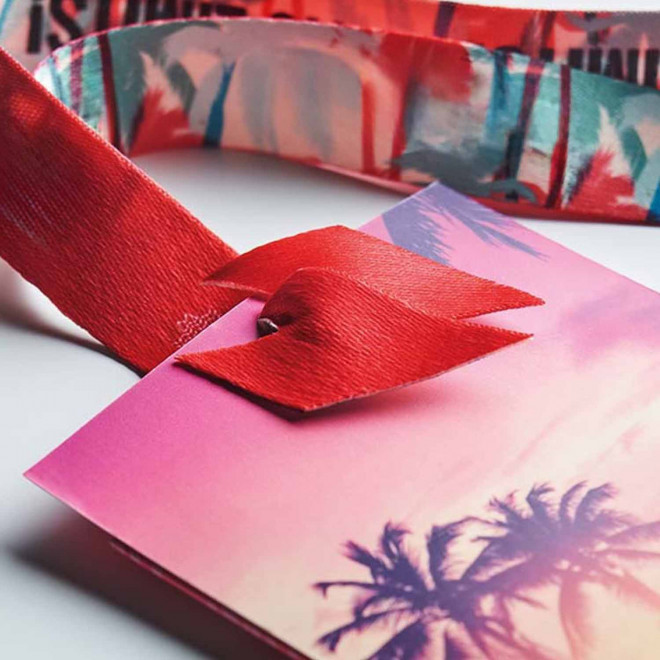 TOUR DE COU BADGE PERSONNALISABLE 'MAKELA RPET'