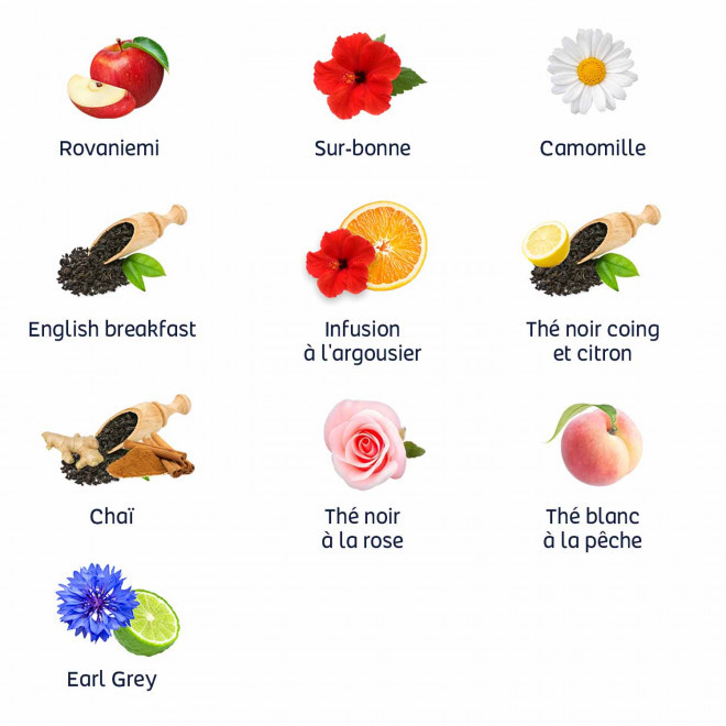 CARTE A INFUSER PERSONNALISABLE OCTOBRE ROSE LE BEAU THE