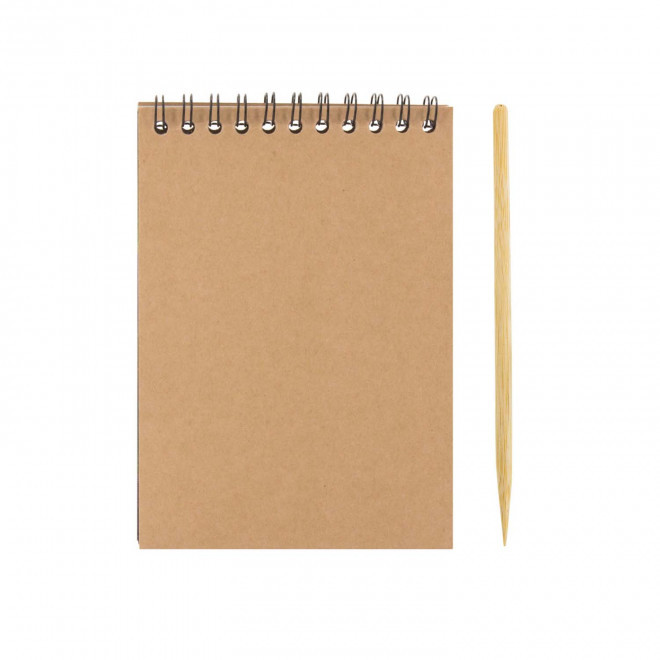 CARNET DE PAPIER A GRATTER PERSONNALISABLE 'SCRAP'