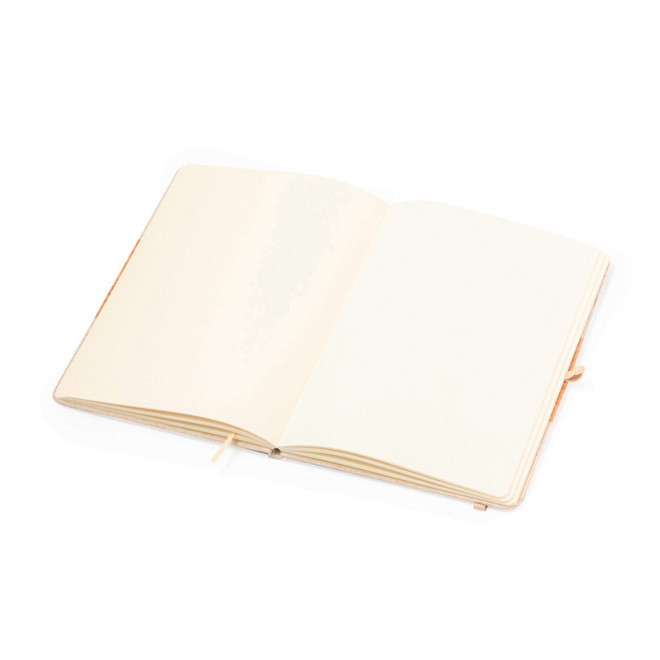 CARNET EN LIEGE ET LIN PERSONNALISE 'CLEO'