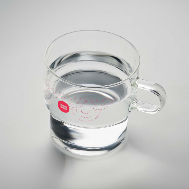 TASSE VERRE EMPILABLE PERSONNALISEE 300ML 'BOROPLI'