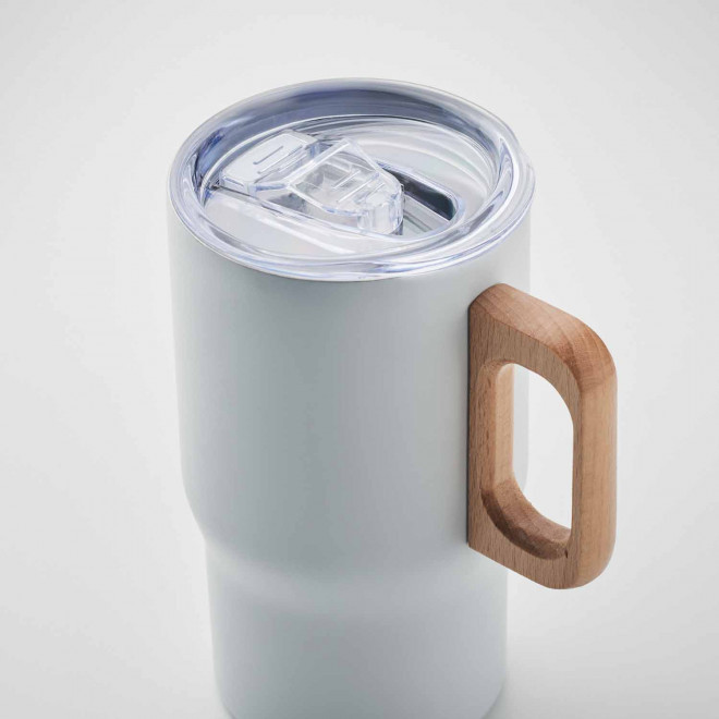 MUG ISOTHERME PERSONNALISABLE INOX RECYCLE 350ML 'JORNA MAX'