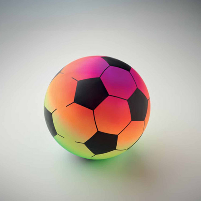 BALLON DE PLAGE PERSONNALISABLE 'RAINBOW FOOT'