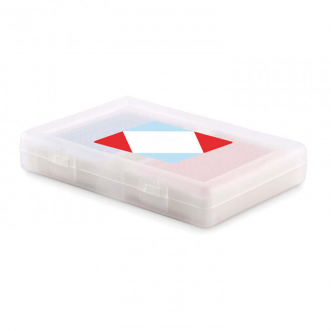 SET DE 2 JEUX DE CARTES PERSONNALISABLE 'FLUSH DUO'