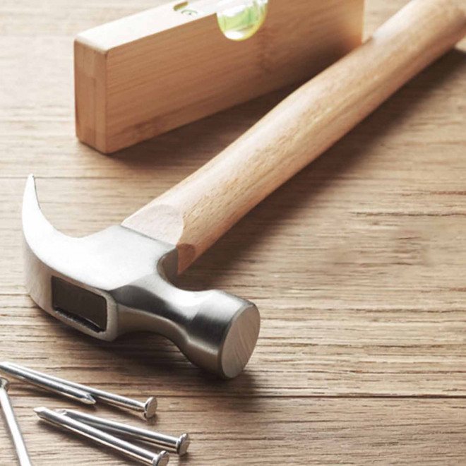 MARTEAU EN BOIS PERSONNALISE 'MARTY'